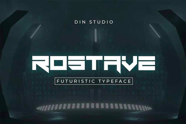 Rostave Futuristic Fonts