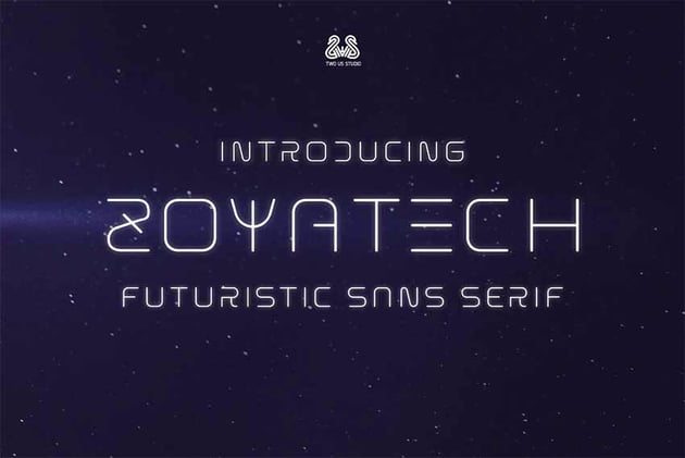 Zoyatech - Futuristic Sans Serif