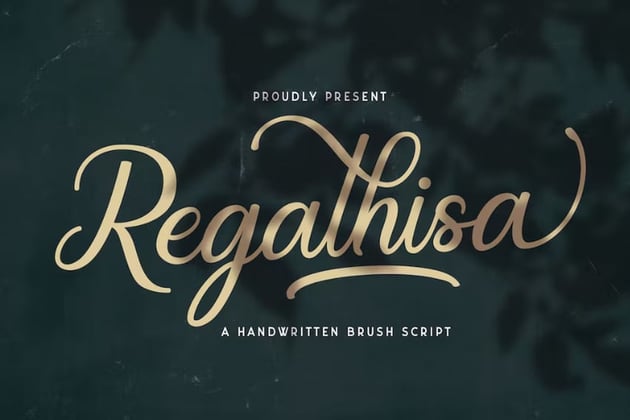 Regalhisa - Calligraphy Font