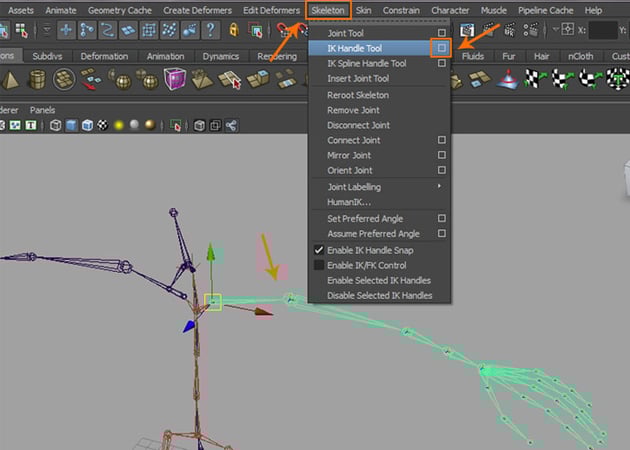 Skeleton  IK Handle Tool
