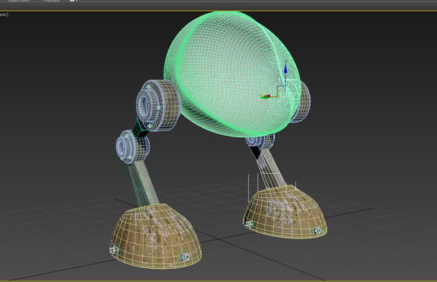 create the rig for the right leg 