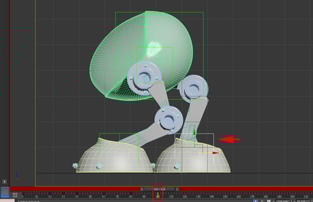 With the right leg dummy selected