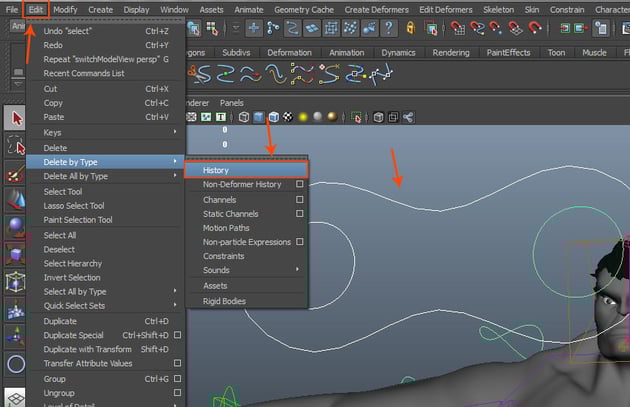 Edit  Delete by Type  History