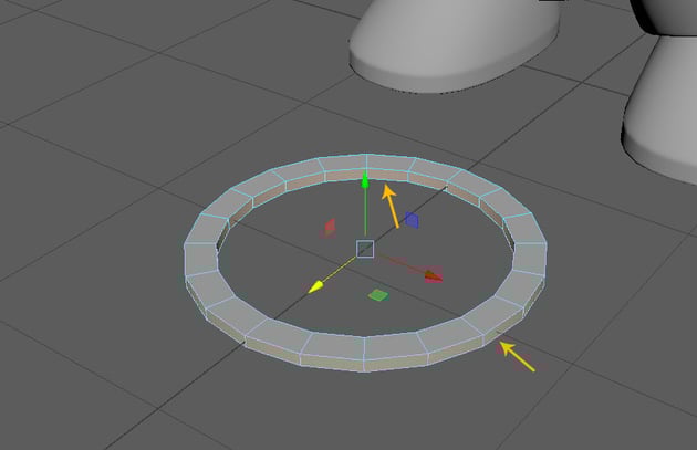 Jump in the face selection mode