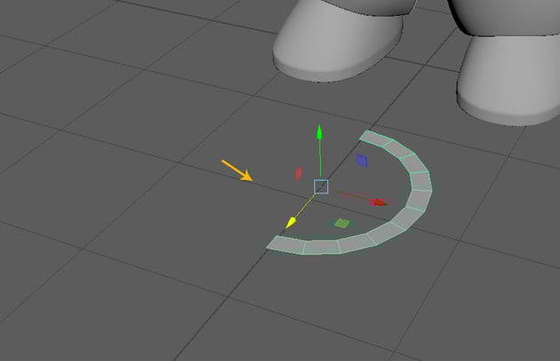 Delete the half part of the mesh