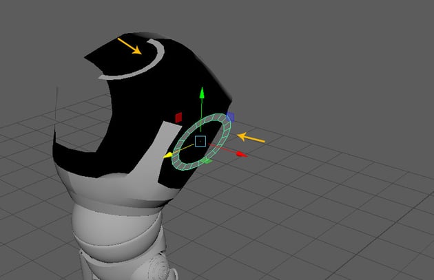 Create another ring polygon mesh