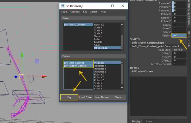 Visibility attribute 