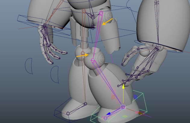 Move the foot control