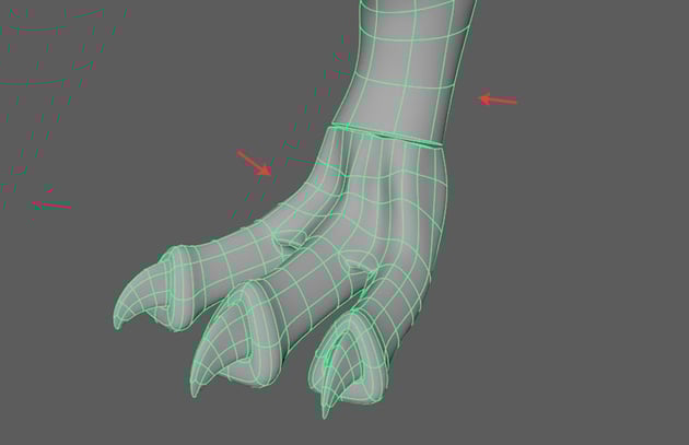 Combine both the leg and the foot 