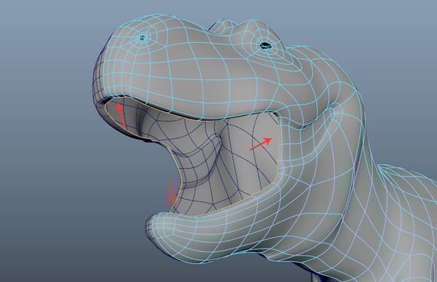 Select the inner border edges