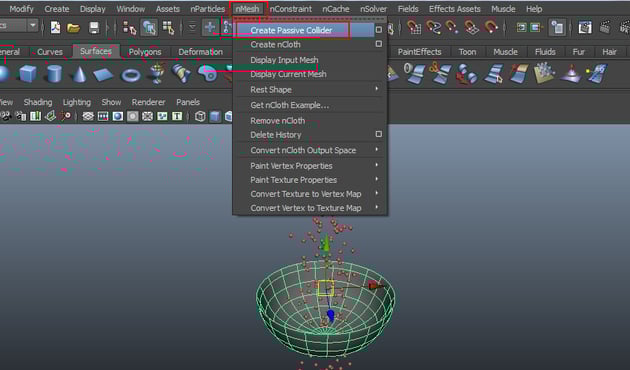 nMesh  Create Passive Collider