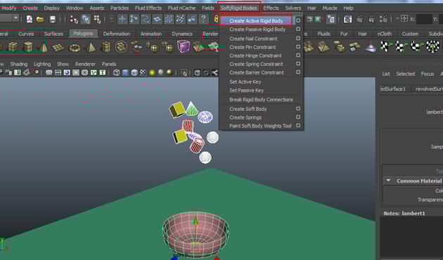 Soft Rigid Bodies  Create Active Rigid Body