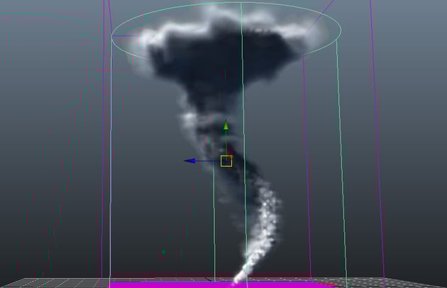 Scale up the vortex size