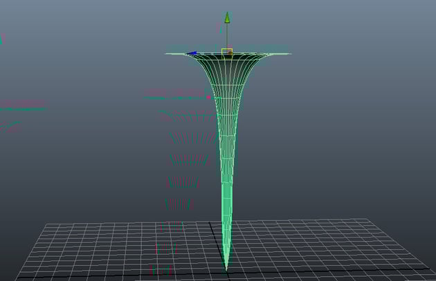 With the tornado mesh selected