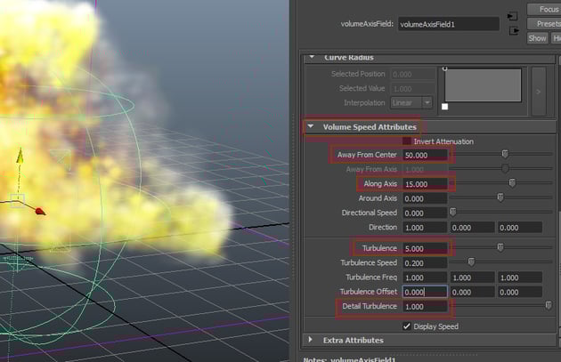 Volume Speed Attributes