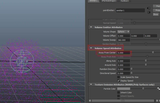 Volume Speed Attributes