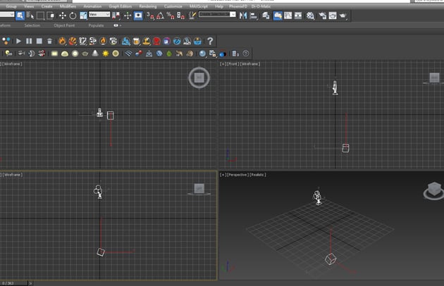 3d camera and one dummy