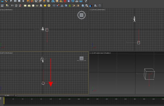 Correct the coordinate of camera