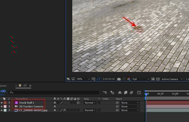 Null layer and 3D camera