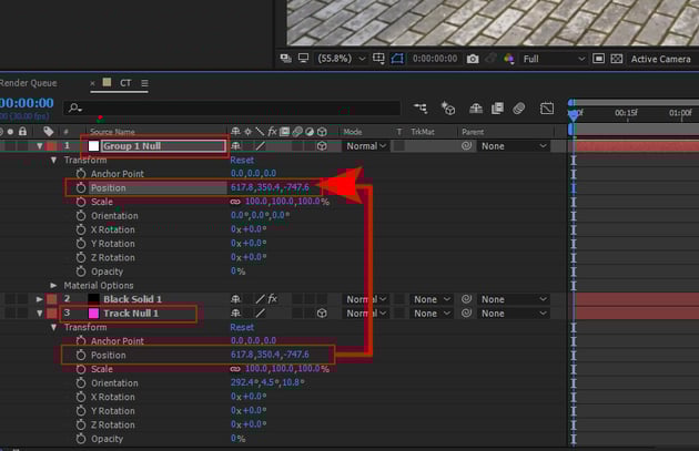 Copy the Position value