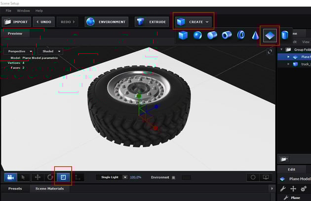 Element 3D Scene Setup