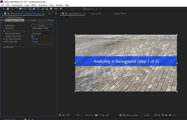 Analyses the footage