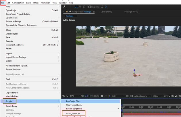 File  Script  AE3D_Exportjsx