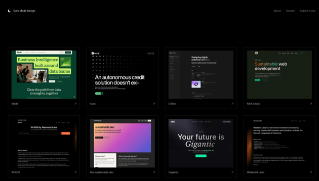 Dark Mode Design