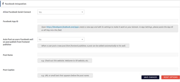 Setting up social login with Facebook