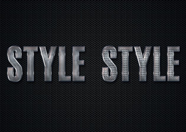 example of different texture pattern settings