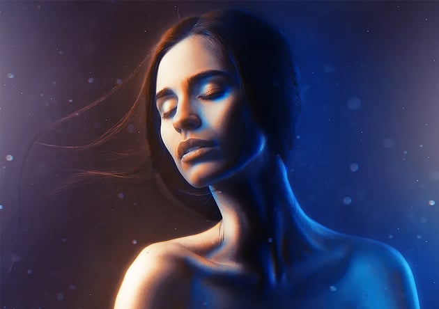 double light Photoshop action