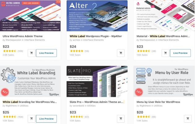 bestselling WP Whitelabeling plugin