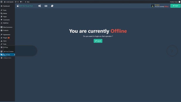 WP Flat Visual Chat - Live Chat & Remote View for Wordpress