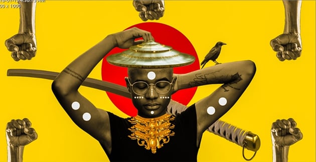 Adjusting the contrast temperature and exposure in Photoshop