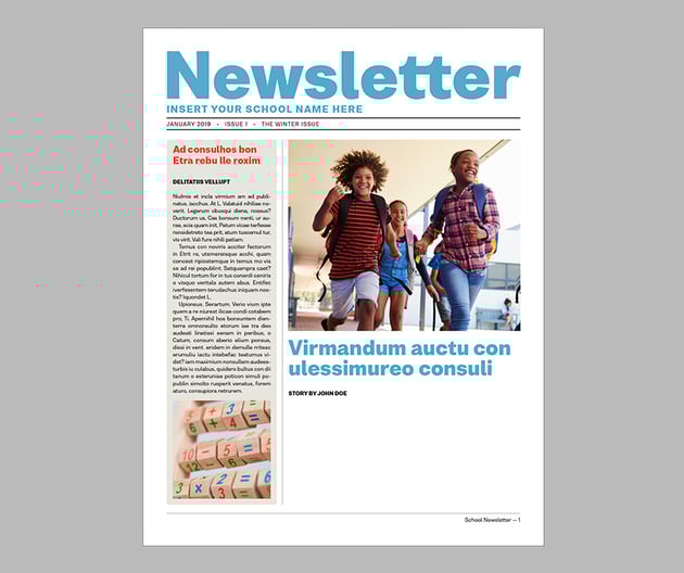 add a headline and a byline