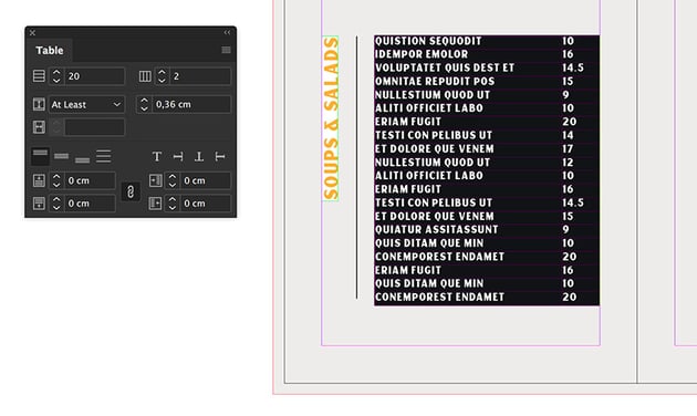 duplicate the three elements to place on the bottom portion of the panel