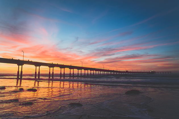 sunset color palette