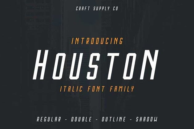 Cricut sports font: Houston