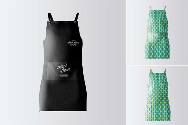 Restaurant and Home Kitchen Apron Mockup