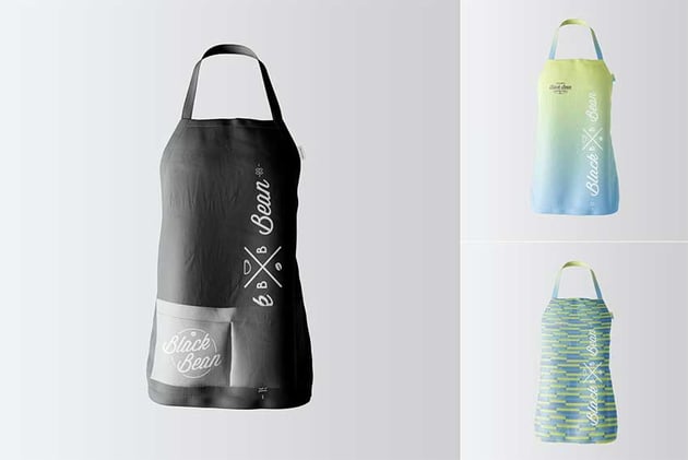 Restaurant and Home Kitchen Apron Mockup