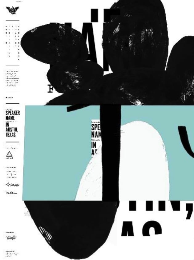 AIGA poster by David Carson