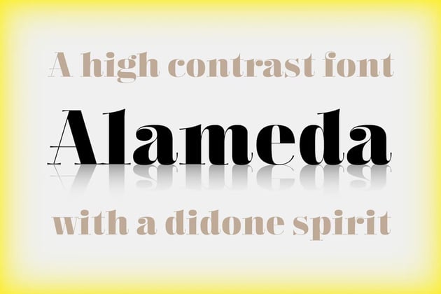 RNS Alameda font
