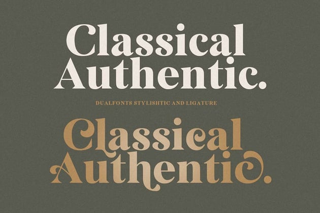 classic didone font