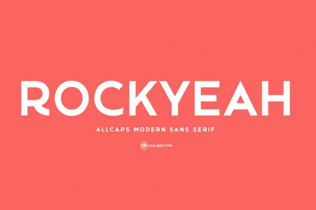 rock yeah font