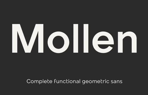 mollen font