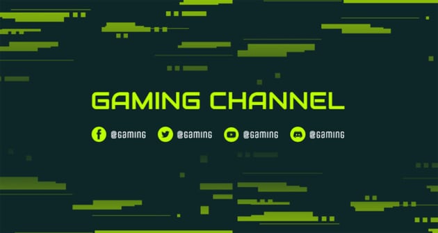 Pixel-Art Background Free Twitch Banner Maker