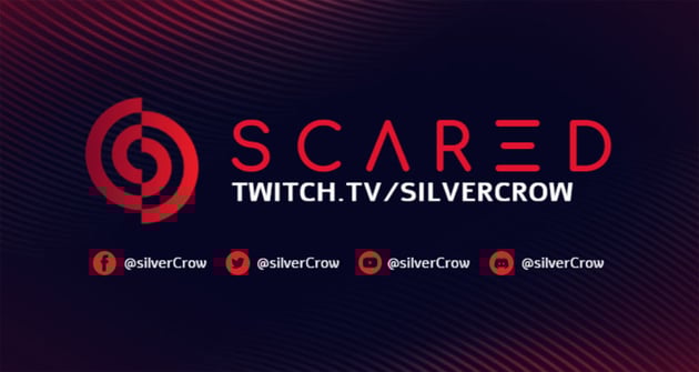 Free Twitch Banner Template With a Minimalist Target Graphic