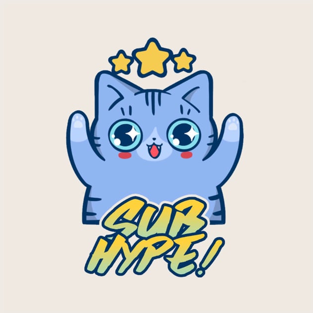 Twitch Smile Emote Featuring a Kitten Illustration