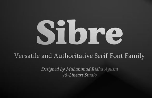 sibre font