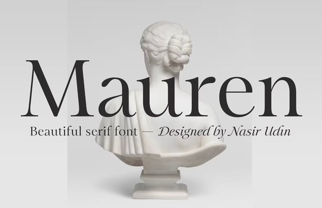 mauren font